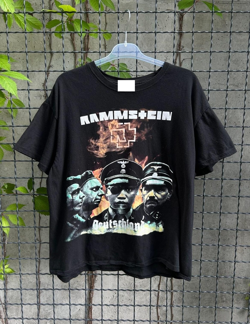 2000s Rammstein Deutschland Rock Band T Shirt
